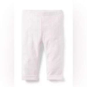 Janie and Jack Baby Pointelle Pant Pink 12-18 Months